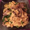 干豆腐のピリ辛豚肉炒めのレシピ(2人分)